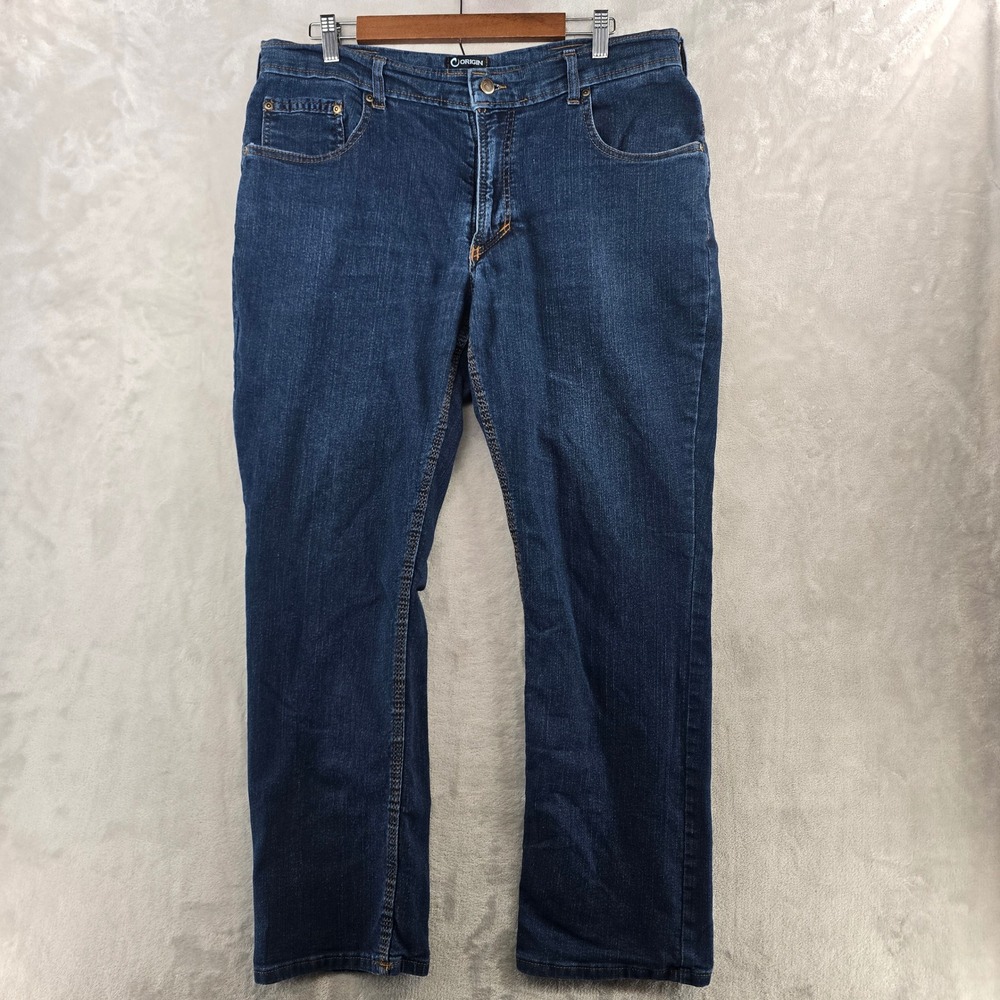 Origin Delta 68 Standard Straight Men 38x30 Jeans USA Made Denim stretch